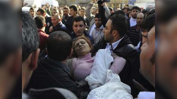 More than 50 dead in Van, near the epicentre of Turkey earthquake