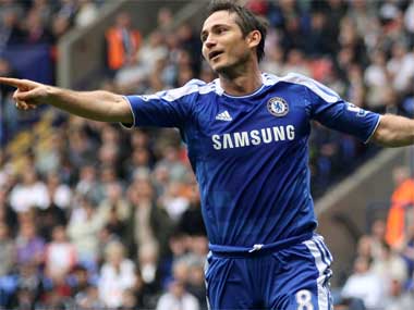 Chelsea Football Club Samsung Frank Lampard Blue Soccer Jersey Size XL