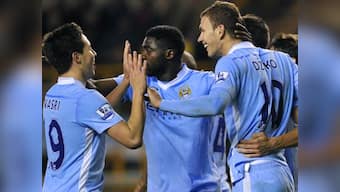 Free-scoring Man City hit five past Wolves