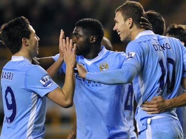 Free-scoring Man City hit five past Wolves Free-scoring Man City hit five past Wolves