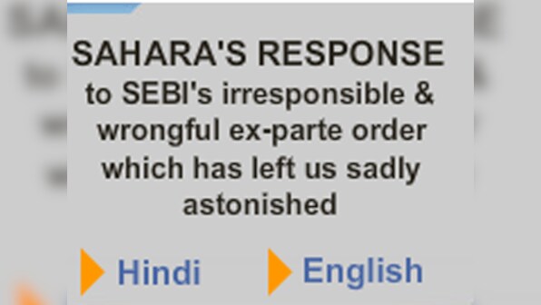 Sahara 'speechless' and 'shocked' at SAT order, to appeal in SC