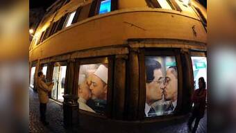 Vatican to take legal measures against Pope kiss ad