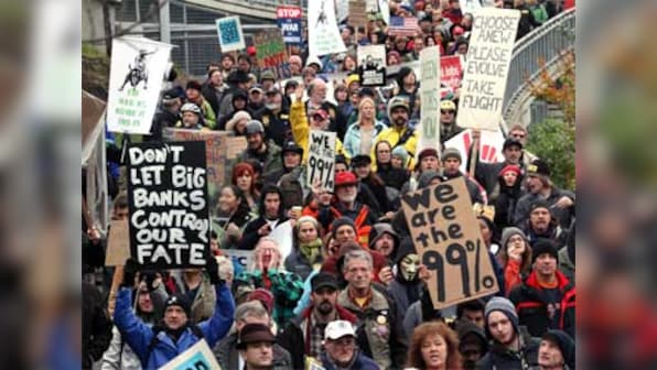 'Occupy' protesters clash with traders, police outside NYSE