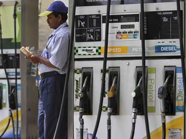 Decision to lower petrol prices taken by OMCs: Pranab Decision to lower petrol prices taken by OMCs: Pranab