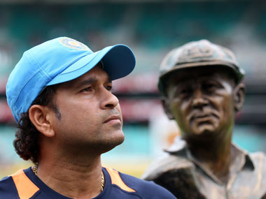 Making history: Sachin Tendulkar and Donald Bradman Making history: Sachin Tendulkar and Donald Bradman