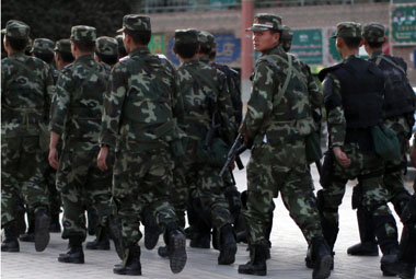 China says police kill 8 'terrorists' in Xinjiang, home to Uighur insurgency China says police kill 8 'terrorists' in Xinjiang, home to Uighur insurgency