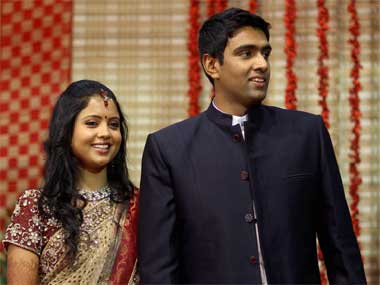 Ashwin does a Bradman, takes the field right after marriage Ashwin does a Bradman, takes the field right after marriage