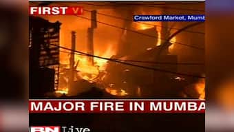 Major fire near Mumbai's Crawford market