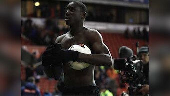 Demba Ba's hat-trick steers Newcastle to 3-1 win