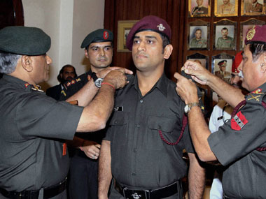 Army gets two new Lt Cols in Dhoni and Bindra Army gets two new Lt Cols in Dhoni and Bindra