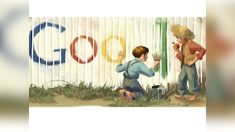 Google Doodle pays tribute to Mark Twain
