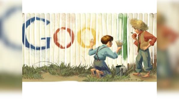 Google Doodle pays tribute to Mark Twain