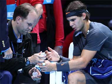 Ailing Nadal scores thrilling three-set win over Fish Ailing Nadal scores thrilling three-set win over Fish