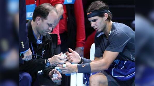 Ailing Nadal scores thrilling three-set win over Fish