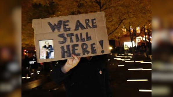 Evicted Wall St protesters seek rebound with rally