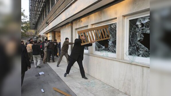 Iranian students storm British Embassy in Tehran 