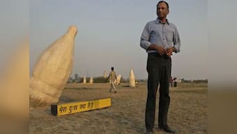 Can an art exhibit clean the filthy Yamuna river?