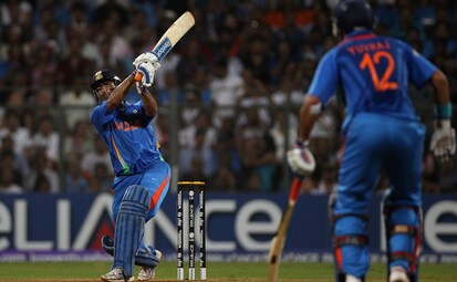 ms dhoni world cup 2011 wallpapers