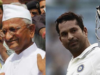 Sachin or Anna? Mumbai, who will you choose? Sachin or Anna? Mumbai, who will you choose?