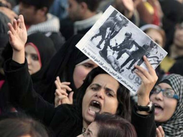 Where is the dignity, ask Egypt's women protesters 