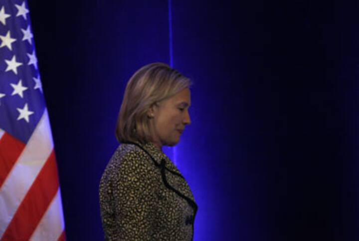 On Hillary Clinton's night, newspapers carried photos of Bill: This is why we need feminism