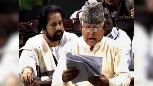 Lalu forces adjournment over exclusion of minorities in Lokpal