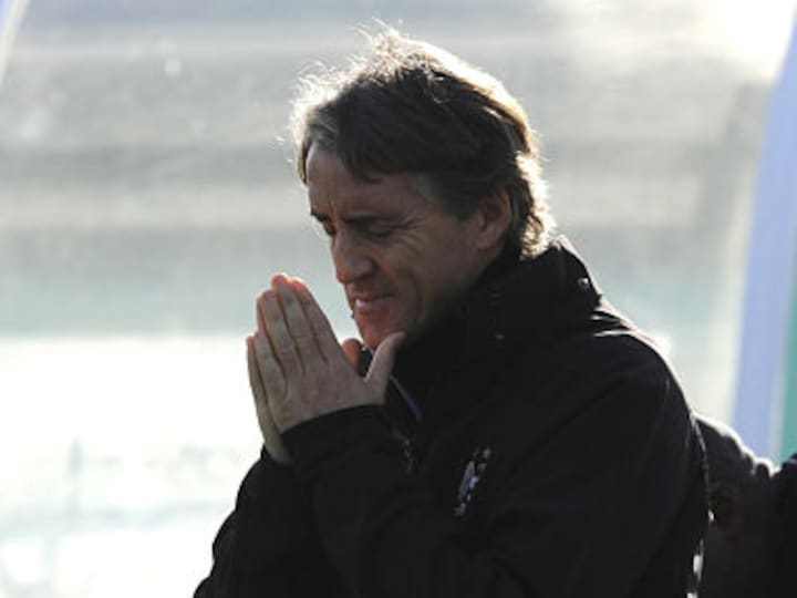 EPL: Mancini wants away-day cheer for Man City