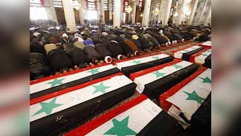 Thousands attend funerals for Syrian bomb victims