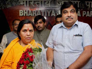 Uma hits out at Mayawati's brother, alleges fund embezzlement Uma hits out at Mayawati's brother, alleges fund embezzlement