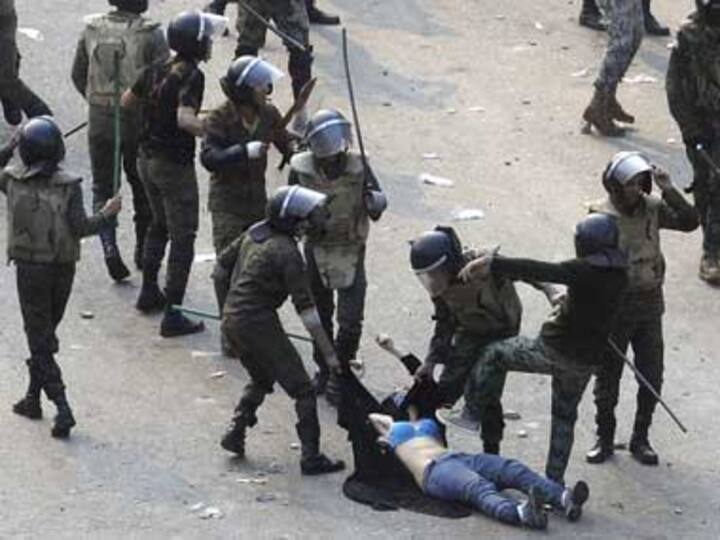 Egypt's military discredits women protesters as immoral  