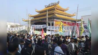 A village uprising in China flashes risk of instability  