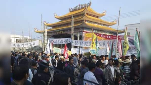 A village uprising in China flashes risk of instability  