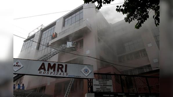 Preliminary report says AMRI fire due to inflammatory articles 