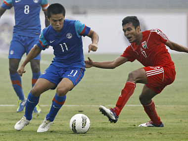 Stellar Chhetri performance puts India in finals of SAFF Stellar Chhetri performance puts India in finals of SAFF