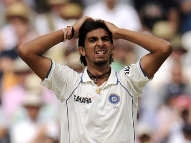 Ishant Sharma gets his ankle checked by doctor Ishant Sharma gets his ankle checked by doctor