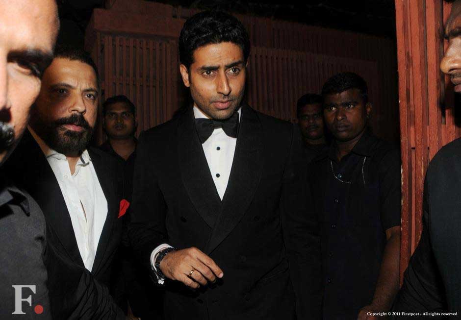 Abhishek Bachchan at the party. Raju Shelar/Firstpost Abhishek Bachchan at the party. Raju Shelar/Firstpost