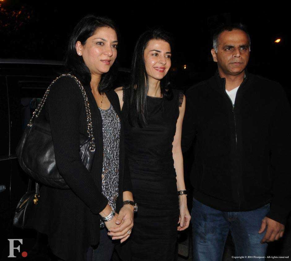 Priya Dutt-Roncon, Namrata Dutt and Owen Roncon at the party. Raju Shelar/Firstpost Priya Dutt-Roncon, Namrata Dutt and Owen Roncon at the party. Raju Shelar/Firstpost
