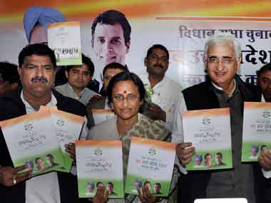 Congress releases UP manifesto, rides high on quota Congress releases UP manifesto, rides high on quota