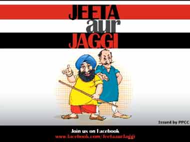 Cartoon characters spice up Punjab polls Cartoon characters spice up Punjab polls