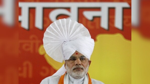 Modi begins his day-long 'Sadhbhavana' fast in Godhra