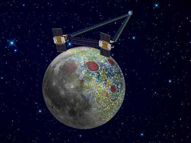 NASA marks 2012 with twin probes in moon orbit NASA marks 2012 with twin probes in moon orbit