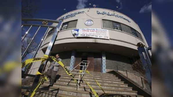Firebombs hurled at Islamic centre and Hindu temple in New York 