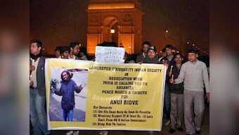 Candlelight vigil held for Anuj Bidve in Salford