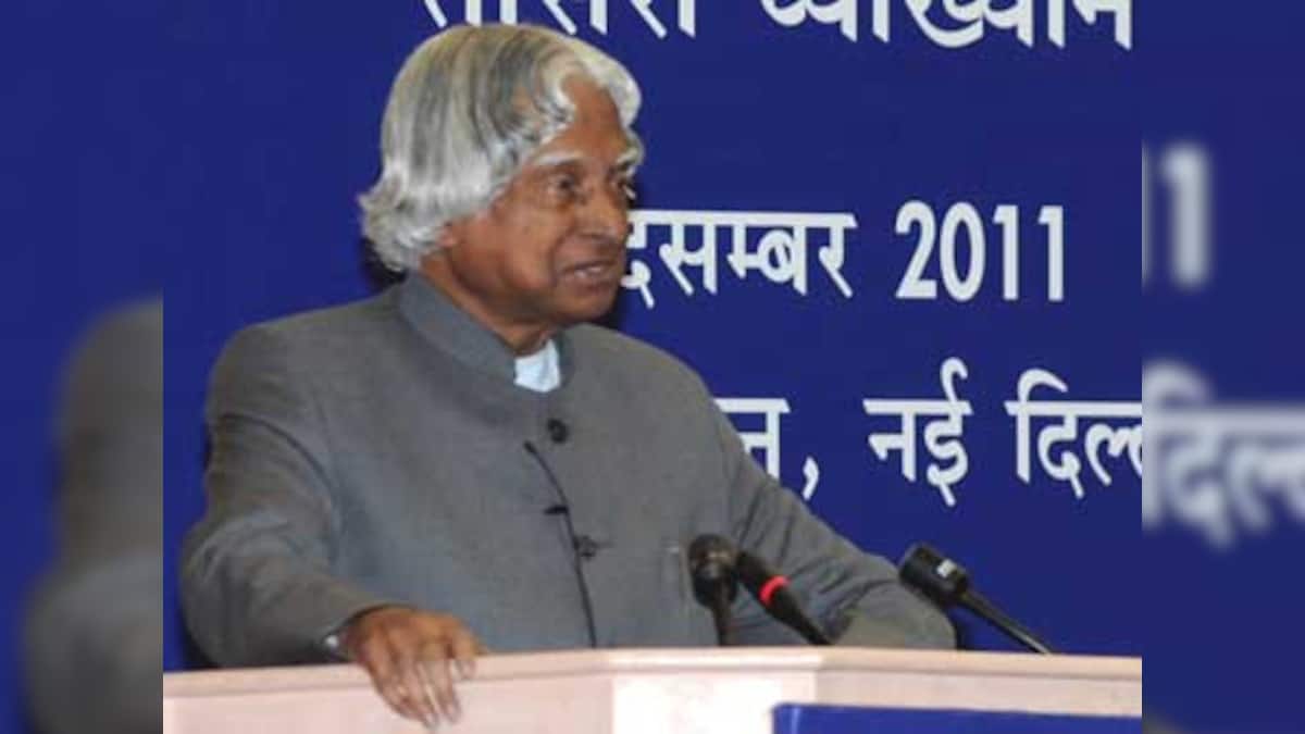 Kalam proposes 'nano energy packs' from space – Firstpost