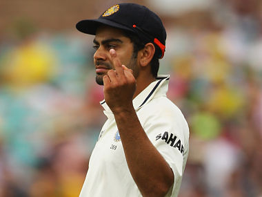Kohli shows the finger, invites trouble Kohli shows the finger, invites trouble