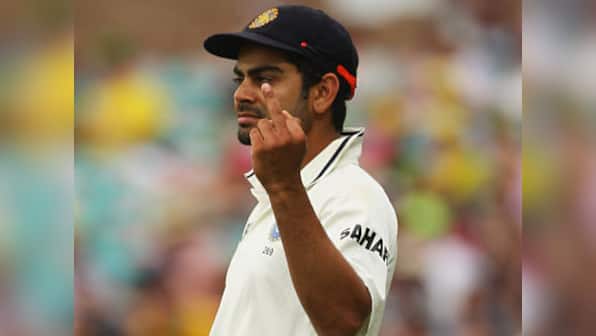 Kohli fined for giving finger to crowd