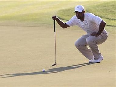 Tiger looks as if he's finally out of the Woods Tiger looks as if he's finally out of the Woods