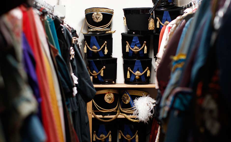 Hats are seen at the atelier of costume designer Stefano Nicolao in downtown Venice. Reuters Hats are seen at the atelier of costume designer Stefano Nicolao in downtown Venice. Reuters
