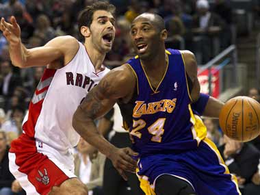 Bryant hits game-winner, Lakers edge Raptors 94-92 Bryant hits game-winner, Lakers edge Raptors 94-92