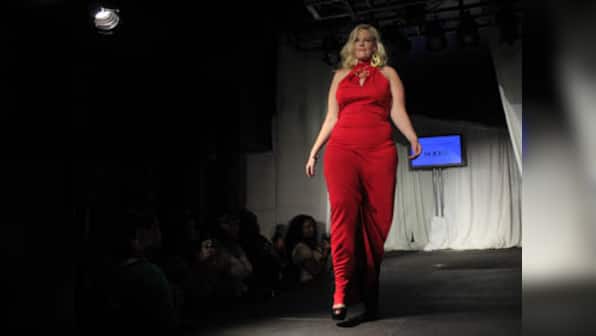 Plus-size models get 'Bare' at NY's Fashion Week